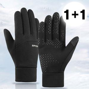 1+1 남성 여성 울트라 기모 장갑 스마트폰 터치 등산 스포츠장갑 (2color)