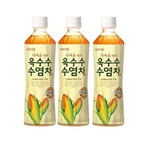 롯데 옥수수수염차 500ml x 24pet