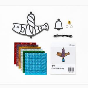 J2K DIY 도어벨 신년 꾸미기 액막이 명태 전통 만들기