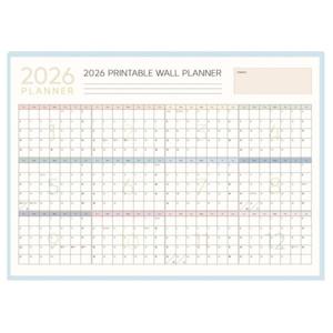 연간 대형 한장 달력 캘린더 포스터 연중행사 스케줄러 벽걸이 계획표 2026년