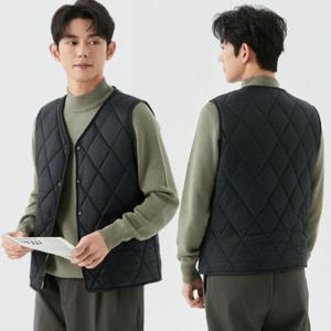 겨울 퀄팅 누빔 패딩조끼 남녀공용 경량 베스트 겨울아우터