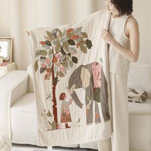 대형 물놀이 수건 가정용 빅사이즈 성인용 거즈 타월 목욕 수건 담요 특대형 비치타월