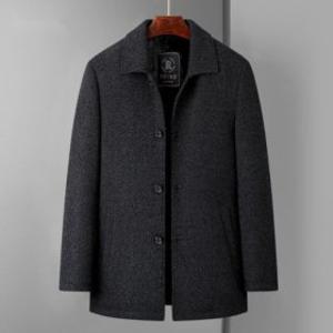 남자숏코트 겨울 남성 반코트 기모 안감 남성 코트 숏코트