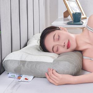 라텍스 경추 베개 거북목 일자목 사계절 성인 목디스크베개 OBD-DMPLW03