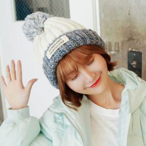 귀여운 왕방울 니트모자/털모자/방울모자/겨울모자