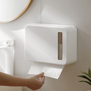 무타공 초강력 접착 다용도 간편 핸드타올 케이스 위생적 간편 슬림 디자인 잔량 확인