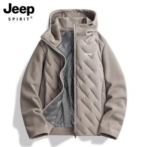 JEEP 남성 경량 패딩 후드 디자인 잠바