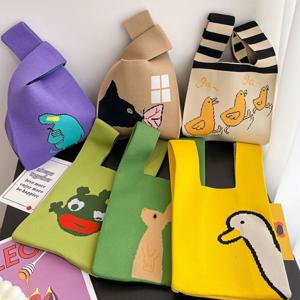 1+1+1+1 데일리 니트 손목가방 미니에코백 도트백 에코백 1+1+1+1행사 중