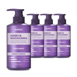 쿤달 허니앤마카다미아 바디워시/샴푸/트리트먼트/바디로션 500ml 3개+1개  (총4개)