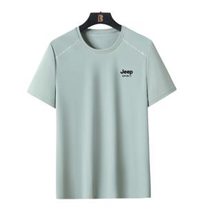 지프스피릿 1+1 남성용 사방스판 라운드 반팔 쿨 티셔츠 9903