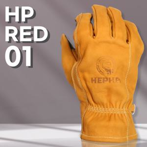 프리미엄 불멍 캠핑용 소가죽 장갑헤파레드01 터치스크린 패치 누벅소가죽