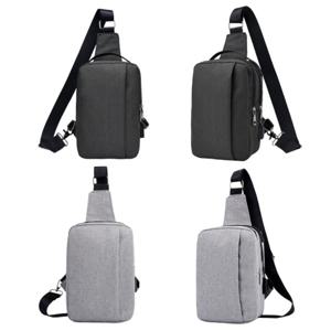 미니 크로스백 메신저백 슬링백 베이직디자인 USB 남녀공용 남성 여성 (블랙 그레이)