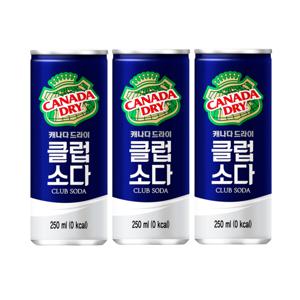 캐나다드라이 클럽소다 250ml x 30캔