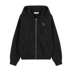 여성 코숏 플리스 크롭 후드집업_PHF4TC2010