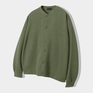 (현대Hmall)해리슨 미니멀 버튼 골지 라운드 가디건 MAMH1001