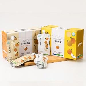 KJP 순수배즙 배도라지 나주배100% 착즙 120ml 30포 임산부 어린이 선물