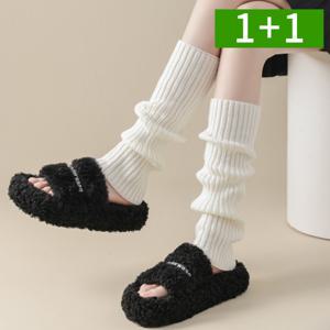 1+1 니트레그워머 다리 방한 겨울 발토시 골지 니삭스