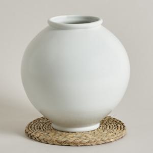 박수재 작가 도담 달항아리 대 3호 화병 27cm 오브제 도자기 백자