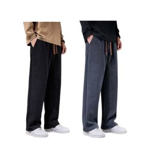 슬기로운 바지 생활 부드러운 융기모 안감의 코듀로이 밴딩 팬츠 따습 편안 부드러움 세련된 데일룩~