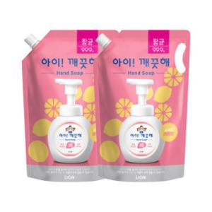 아이깨끗해 핸드워시 레몬향 리필 1.8L 2개