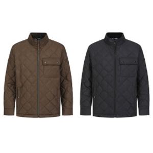 올젠 코듀로이 배색 구스다운 퀼팅 점퍼 ZOE4JP1302