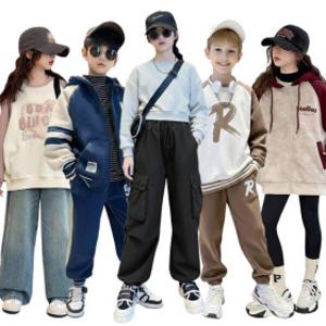 키즈레시피 가을 겨울 기모 주니어옷 유아동 초등생 스쿨룩 데일리룩 맨투맨/데님/상하복/트레이닝복/집업