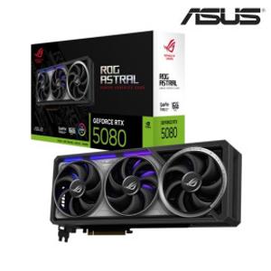 ASUS ROG Astral 지포스 RTX 5080 OC D7 16GB 대원씨티에스 그래픽카드 VGA