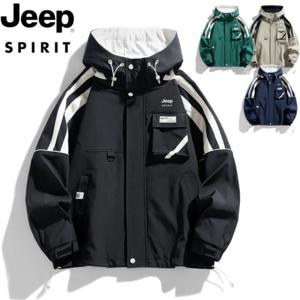 지프 JEEP SPIRIT 2026 봄가을 남녀 캐주얼 방수 후드 점퍼