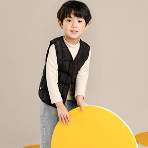 가을 겨울 키즈 패딩 조끼 아기 아동 경량 조끼