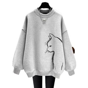 블랙 아메리카노 빈티지 라운드 맨투맨 와이드 겨울 기모 두꺼운 긴팔 외투 상의