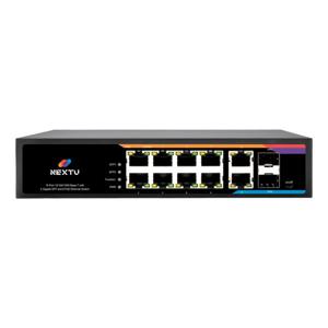 8포트 기가 스위치 허브 POE+GbE 2TP/2SFP 2포트 TP2포트 CCTV 최대250M 130W 스위칭 인터넷 네트워크장비