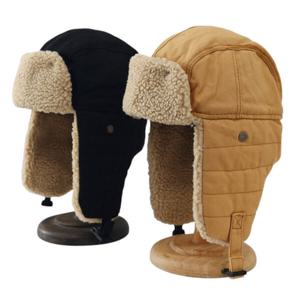 1+1 겨울 따뜻한 뽀글이 군밤 모자 양털 남자 여자 귀도리 귀마개 방한 벙거지