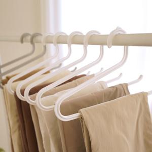 윌로우 오픈형 바지걸이 40P 치마 바지 옷걸이 행거 집게 자국 없는 1초 스피드 바지걸이