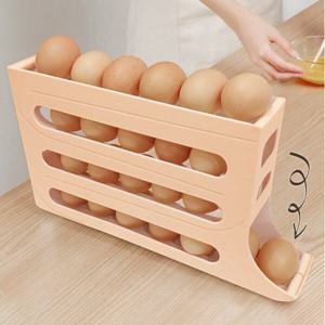 자동 롤링 에그 냉장고 계란보관함 트레이 달걀케이스 계란 정리용품 거치대 (2개이상추가할인)