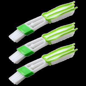 2+1다용도 차량용 송풍구 틈새 청소 브러쉬 패드 세트