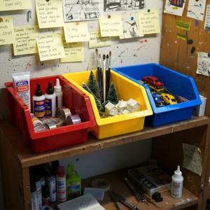 워크박스 부품 정리함 3P 공구함 부품상자 DIY 작업실 수납 소형 소품 수납함 모듈형 적층 시스템