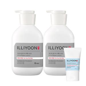 일리윤 울트라리페어 로션 528ml 2개 +일리윤 세라마이드 아토 집중크림 30ML 1개 증정