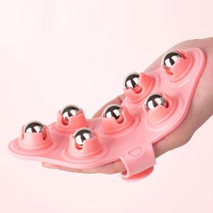 림프 순환 마사지롤러 얼굴 겨드랑이 두피 롤링 마사지볼