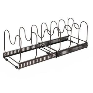 J2K 거치대 받침대 길이조절 후라이팬 냄비 싱크대 정리함