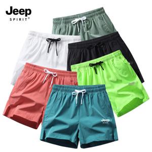 1+1 지프 JEEP SPIRIT 정품 남녀공용 스포츠 3부 반바지 비치 조깅 쿨링 런닝반바지 JP61620