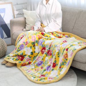 메리로즈 양면 극세사 밍크 담요 중형 겨울 무릎담요 블랭킷 이불 캠핑 100x130