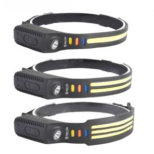 충전식 COB LED 헤드랜턴 헤드 라이트