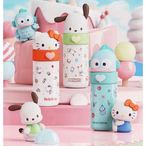 정품 1+1 산리오 피규어 텀블러 어린이 캐릭터 보온 보냉 물병 물컵 350ML SUS316 스테인리스