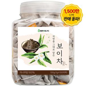 보이차 100티백 1500만 티백 판매 돌파 친환경 필터