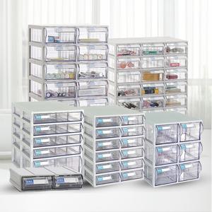 투명 수납서랍선반 수납함 박스 정리 플라스틱 서랍장