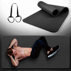 빼다 NBR 요가매트 10mm 헬스 필라테스 운동 층간소음방지 매트 매트수납 스트랩 끈 증정