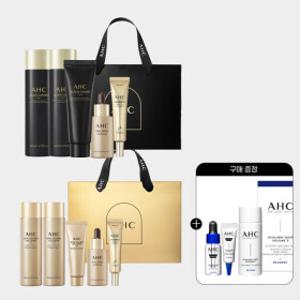 (30%쿠폰+10%결제할인) AHC 골든 콜라겐/블랙 캐비어 스페셜 시너지 세트 2종 중 택 1 (증정) 디럭스 키트