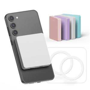 스마티 PD 20W 고속 무선충전 맥세이프 보조배터리 5000mAh + 맥세이프링 +CtoC 케이블