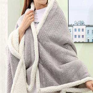 세이프티 극세사 망토 똑딱이 어깨 무릎담요 사무실 학생 차량 캠핑 만능담요