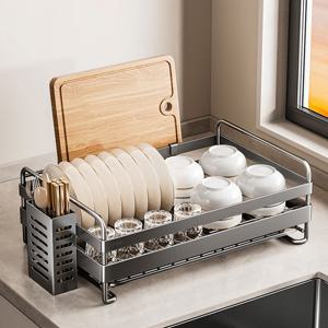 올스테인리스 304 식기건조대 1단 그릇물빠짐